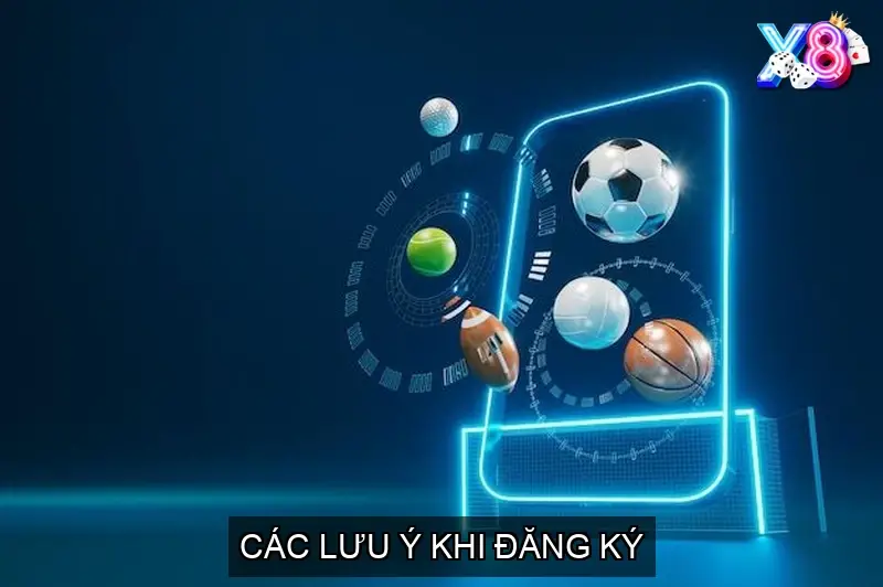 Các lưu ý khi đăng ký